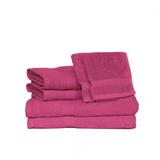 Deluxe 6-Pc. Towel Set by ESPALMA in Fuchsia