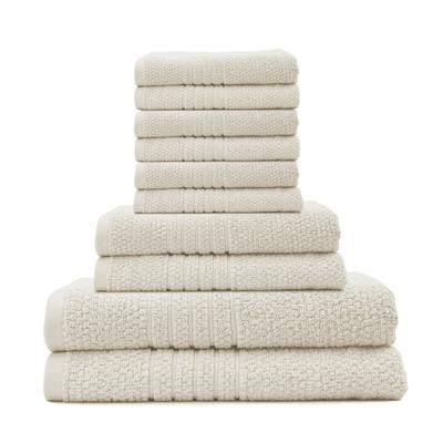 Softee 10-Pc. Towel Set by ESPALMA in Creme