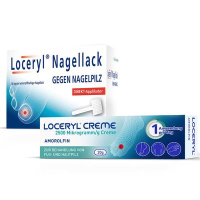 Loceryl Nagellack gegen Nagelpilz mit DIREKT-Applikator + Creme 1 St Kombipackung Image