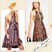 Free People Dresses | Free People Beach Day Halter Mini Dress In Black | Color: Black/Brown | Size: L