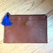 J. Crew Bags | Jcrew Leather Clutch | Color: Brown | Size: Os