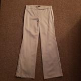 J. Crew Pants & Jumpsuits | J. Crew Favorite Fit Virgin Wool Lined Trousers Dress Pants Silver Gray 8t | Color: Gray/Silver | Size: 8