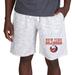 Men's Concepts Sport White/Charcoal New York Islanders Alley Fleece Shorts