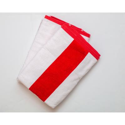 Tropical Cabana 2 Pc Bathsheet 2 Pc Bath Sheet by ESPALMA in Red