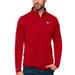 Men's Antigua Red Toronto Blue Jays Tribute Quarter-Zip Pullover Top