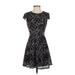 City Triangles Casual Dress - A-Line: Black Dresses - Women's Size Small