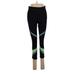 Fila Sport Casual Pants - Mid/Reg Rise Skinny Leg Cropped: Black Bottoms - Women's Size Medium