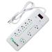 Maxlite 90127 - 8 Outlet Plug In Surge Strip with Circuit Breaker (APS-8/1350J)