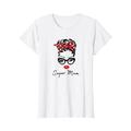 Super Mum Muttertag 2022 Messy Bun Mum Geburtstagsgeschenke T-Shirt