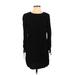 Old Navy Casual Dress - Sweater Dress: Black Dresses - Women's Size Small