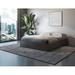 Stellar Home Furniture Mallorca Queen Platform Bed Wood in Gray | 11.5 H x 61.5 W x 81.5 D in | Wayfair SS240-6