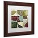 Trademark Fine Art 'Leaf Story III' by Color Bakery Framed Graphic Art Canvas | 16 H x 16 W x 0.5 D in | Wayfair ALI4303-B1111MF