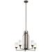 Kichler Lighting Kichler 44010 Harvey 5 Light 21-1/4" Wide Chandelier Glass in Brown | 21 H in | Wayfair 783927441322