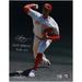 Hunter Greene Cincinnati Reds Autographed 11" x 14" Debut Pitching Spotlight Photograph with "MLB 4-10-22" Inscription