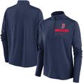 "NUT REDSOX NAVY FEMME NIKE PRIMETIME LOCAL TOUCH 1/2 ZIP PACER TOP JACLADQZP"