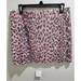 Free People Skirts | Free People Pink Cheetah Skirt, Size 8, Free People, Sequin, Flip Sequin | Color: Gray/Pink | Size: 8
