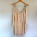 Anthropologie Dresses | Anthropologie Purple Snow Cold Shoulder Dress Size Small | Color: Tan | Size: S