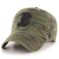 Men's '47 Green Boston Red Sox Camo Clean Up Adjustable Hat