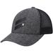 Men's Hurley Heathered Black Icon Slash Trucker Snapback Hat