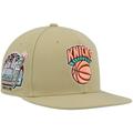 Men's Mitchell & Ness Khaki New York Knicks 1998 NBA All-Star Weekend Hardwood Classics Malibu Sunrise Fitted Hat