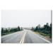 Oliver Gal Foggy Forest Highway Road - Framed Canvas Graphic Art for Office Canvas in Black | 30 H x 45 W x 1.5 D in | Wayfair