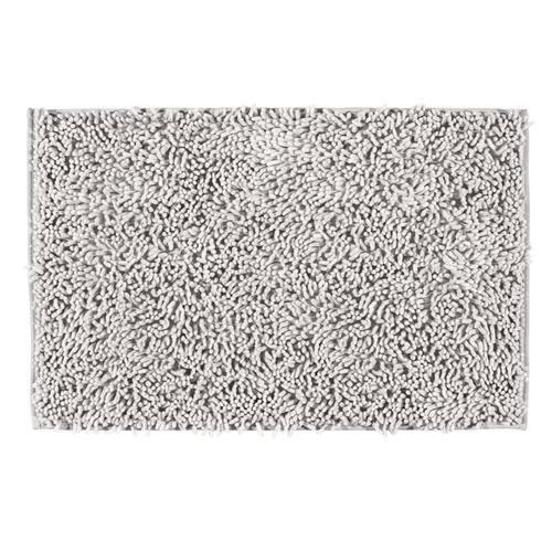 WENKO - Badematte Chenille Light Grey Badzubehör 1 ct