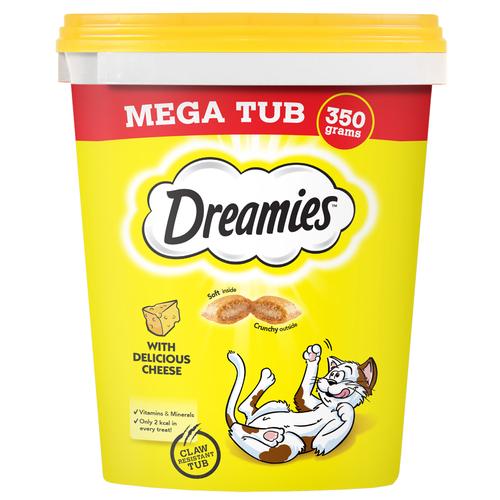 350g Cheese Mega Tub Dreamies Cat Treats