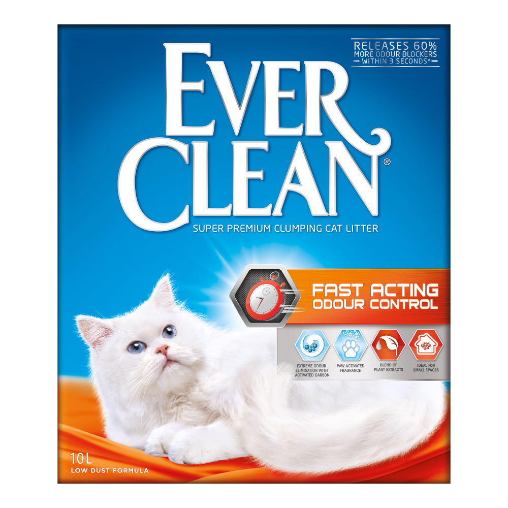 10l Ever Clean Fast Acting Odour Control Cat Litter
