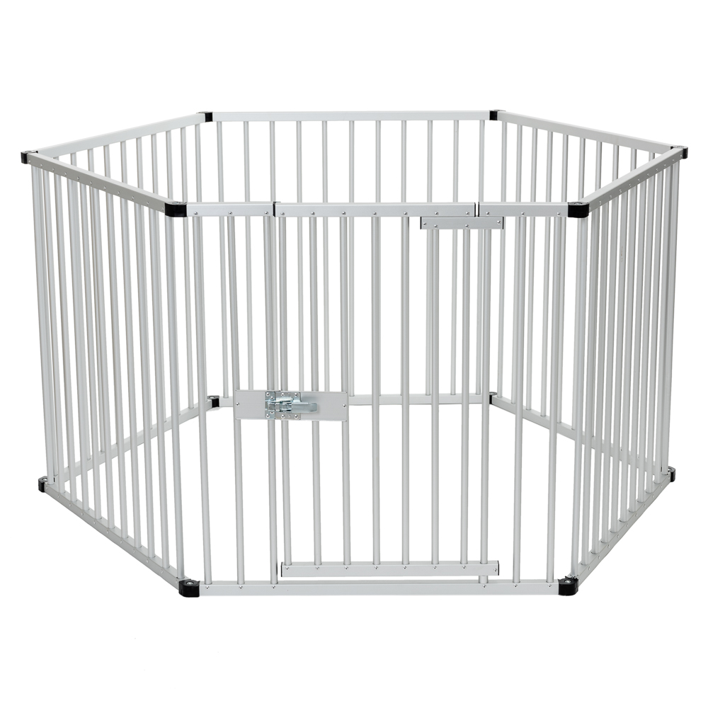 Aluminium Puppy Playpen 6 Fencing Units 80x80cm (WxH)
