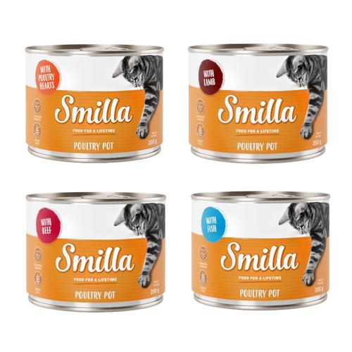 6x200g Tender Poultry Mixed Pack Smilla Wet Cat Food