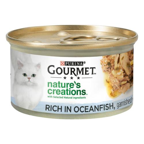 12x85g Ocean Fish Nature's Creation Gourmet Wet Cat Food