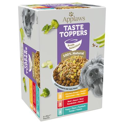 6x85g Broth Trial Pack Taste Toppers Applaws Wet Dog Food