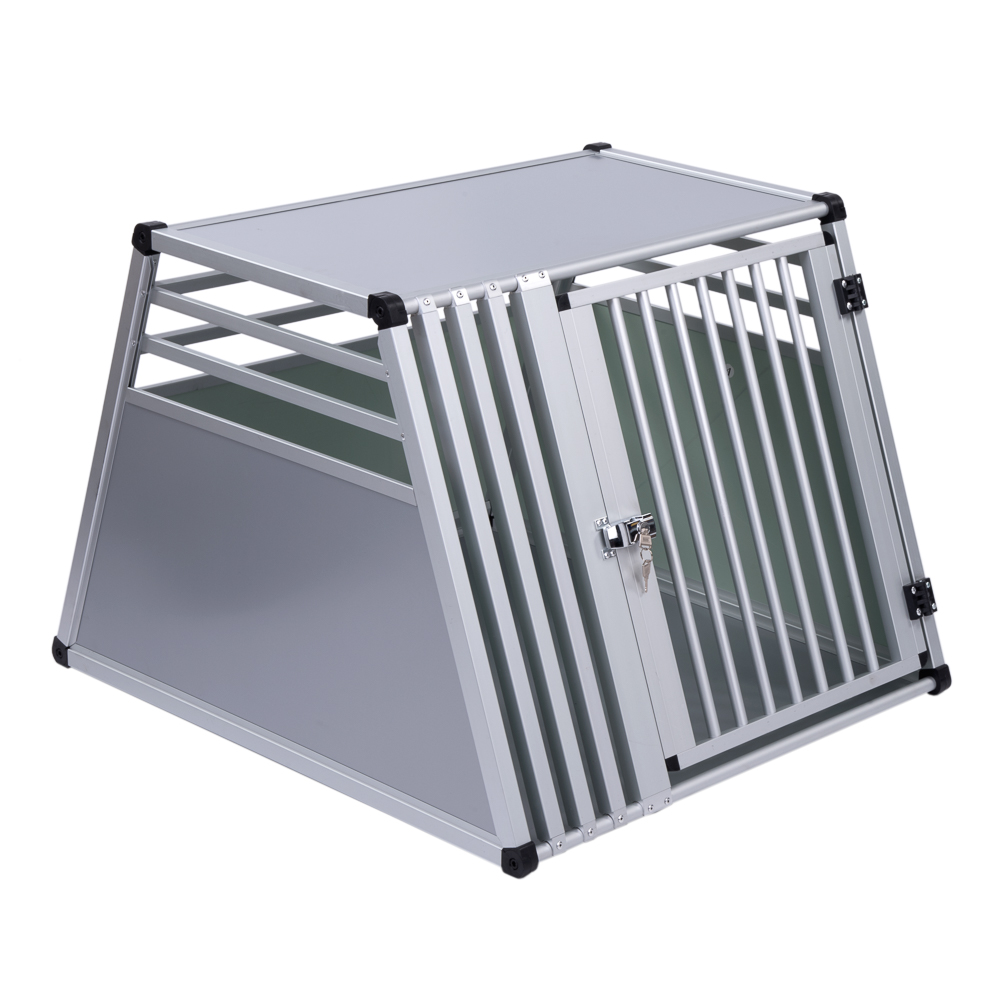 AluRide Dog Crate, Size L: 92x80x65cm (LxWxH)