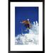 Latitude Run® Young Woman Freestyle Snowboarding Mid Air Shot Photo Matted Framed Art Print Wall Decor 20X26 Inch | 26 H x 20 W x 1.5 D in | Wayfair