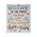 Trinx Wood Wall Décor "Welcome To The Porch?" Wood in Black/Blue/Brown | 23.87 H x 0.62 W x 20 D in | Wayfair 272F79109394444DB71666BF14F8806B