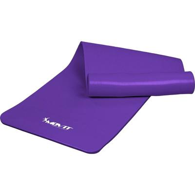 Movit® Yogamatte - 190x100 cm, 15 mm Dicke, Rutschfest, Faltbar, Hautfreundlich, mit Gummiband,