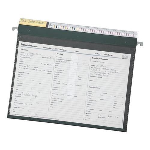 Pflegemappe stationär 4-Ring grün, BOI