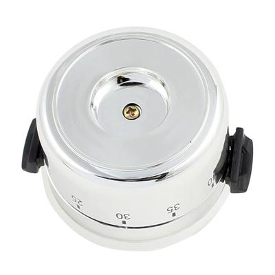 2.4x2.4x2.2-Inch 60 Minute Mechanical Kitchen Rice Cooker Timer Durable Plastic - Silver