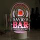 Personalised Welcome To... Bar LED Colour Changing Night Light - LED Night Light - Fathers Day Gift - Birthday Gift - Bar Accessory