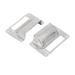Cabinet Office File Drawer Tag Frame Label Holder Pull Handles Silver Tone 5pcs - Silver Tone