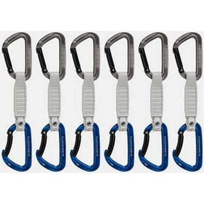 MAMMUT Workhorse Keylock 12 cm 6-Pack Quickdraws, Größe 12 in Grau