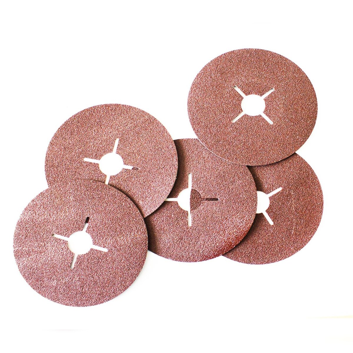 Vago-Tools 100x Fiberscheiben 115 mm für Winkelschleifer P60 Image