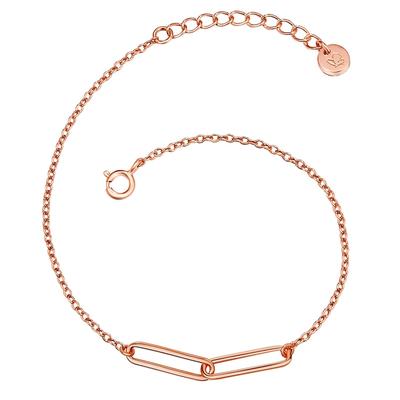 Glanzstücke München Armband Sterling Silber in Roségold 17,0 cm Basislänge + 3,0 Verlängerung Damen Image