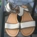 J. Crew Shoes | Jcrew Leather Size 5.5 Gladiator Tie Up Sandals | Color: Cream/Tan | Size: 5.5