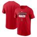 Men's Nike Red Los Angeles Angels Always Halos Local Team T-Shirt
