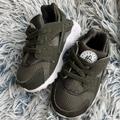 Nike Shoes | Air Huarache Run Td 'Olive Green' | Color: Green | Size: 4c/5c