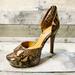 Jessica Simpson Shoes | Jessica Simpson: Beeya Ankle Strap Platform Heel | Color: Brown/Cream | Size: 8