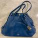 Coach Bags | Coach Women's Refined Pebble Leather Shoulder Bag | Color: Blue | Size: Os