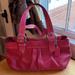 Coach Bags | Coach Bag #G0973-F13732 Leather, 15x9x4,5”, Pre-Owned, Somewhere Changed Color | Color: Red | Size: 15x9x4,5”