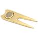 Gold Southern Connecticut Owls Golf Divot Repair Tool